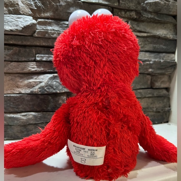 Vibrant Red and Orange Bird Toy with Plush Texture - Picture 2 of 5